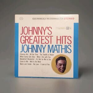 Johnny Mathis Johnny's Greatest Hits LP Vinyl Record
